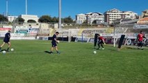 Torres al lavoro, primo allenamento sull'erba del Vanni Sanna