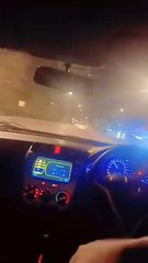 Lahore Pakistan Car driving.