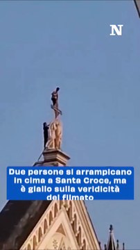 Misterioso Blitz sulla Basilica di Santa Croce: Due Figure Avvistate tra le Statue, Indagini in Corso