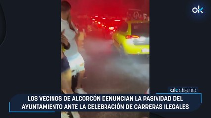 Los vecinos de Alcorcón denuncian la pasividad del Ayuntamiento ante la celebración de carreras ilegales
