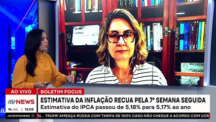 Boletim Focus: estimativa da inflação recua pela 7ª semana seguida | TEMPO REAL