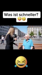 was ist schneller? 😂😂😂🤣🤣🤣