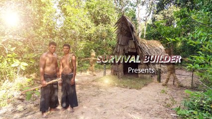 Building The Most  Bamboo Paradise House For wild Chickens