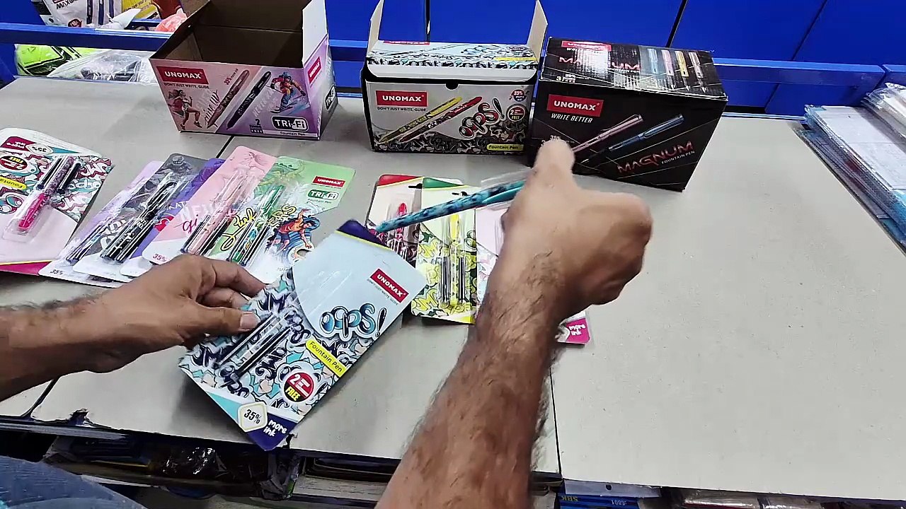 Unboxing & Review of Unomax Tri Fi, Oops & Magnum Fountain Pens | Best Budget Pens in India?