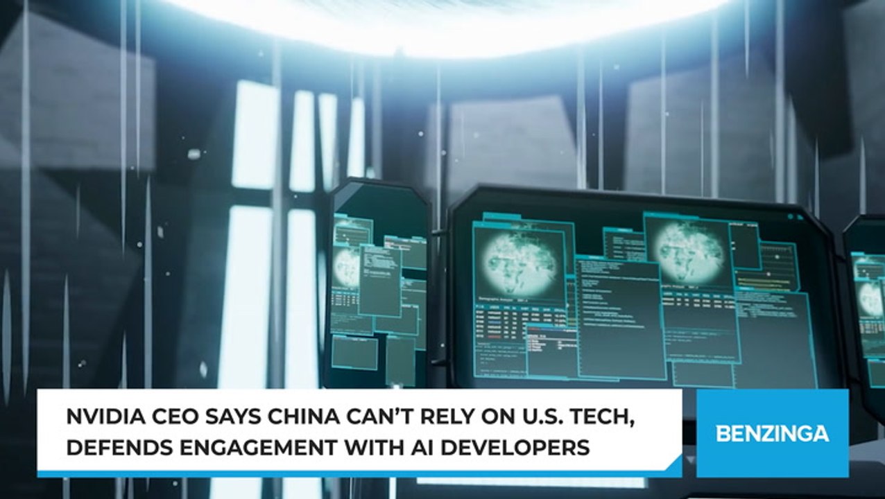 Nvidia CEO Says China Can’t Rely on U.S. Tech, Defends Engagement With AI Developers