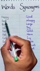 Useful Synonyms in #English to Expand Your #Vocabulary ✅