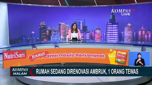 Detik-Detik Rumah Ambruk di Kuningan Terekam CCTV, 1 Pekerja Tewas Tertimpa Reruntuhan