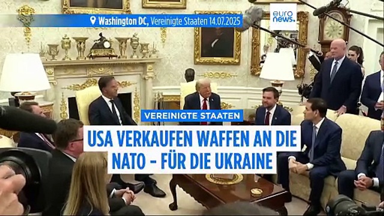 USA verkaufen Waffen an die NATO - zur Lieferung an die Ukraine