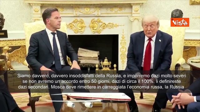 Guerra Ucraina, Trump: Accordo entro 50 giorni o dazi 100% ad alleati Russia