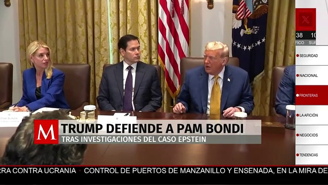 Trump respalda a fiscal Pam Bondi ante presión de seguidores MAGA