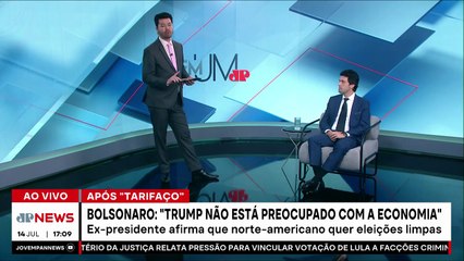 Bolsonaro: “Trump não está preocupado com a economia”