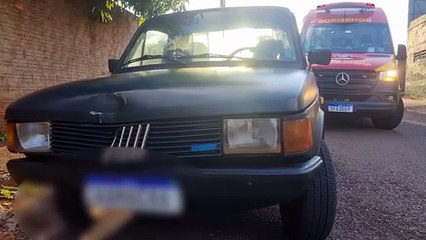 Idosa de 73 anos fica ferida ao ser atropelada na Rua Rio da Paz