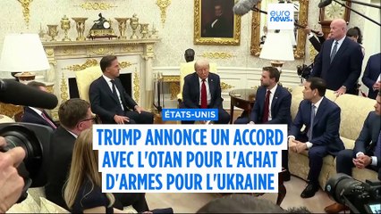 Accord entre Donald Trump et l'OTAN pour l'envoi d'armes à l'Ukraine