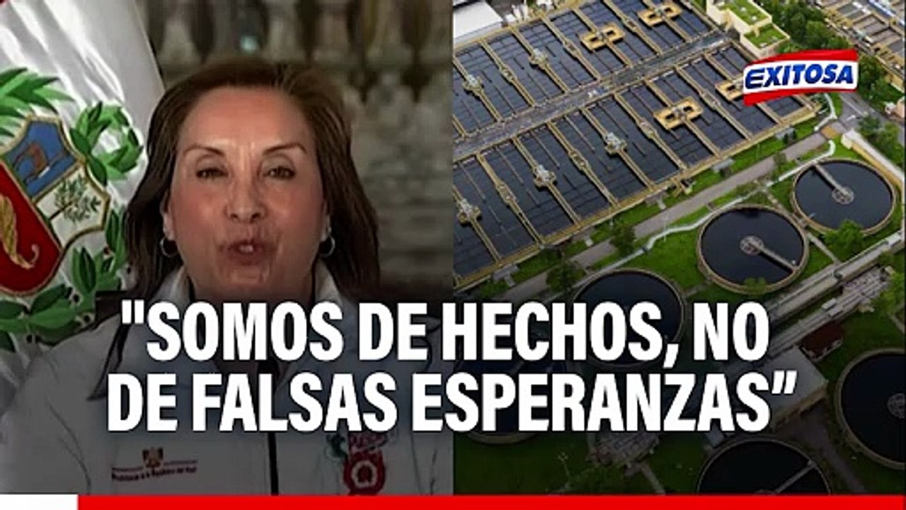 Dina Boluarte: "Somos de hechos, no de falsas esperanzas; palabra dada, obra entregada"