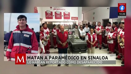 Rubén Rocha Moya da condolencias a familia de paramédico asesinado en Sinaloa