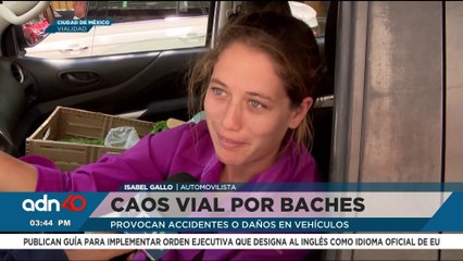 Tráfico imparable y baches peligrosos: la combinación mortal en las calles de CDMX