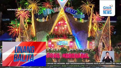 Mga pangunahing produkto, ibinida sa mga higanteng bahay kubo sa T'nalak Festival | Unang Balita