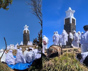 Misteri Pendaki Berbaju Putih di Puncak Gunung Lawu Terungkap: Rombongan Peziarah NU dengan Ritual Spiritual