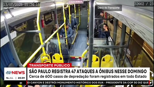 São Paulo registra 47 ataques a ônibus neste domingo