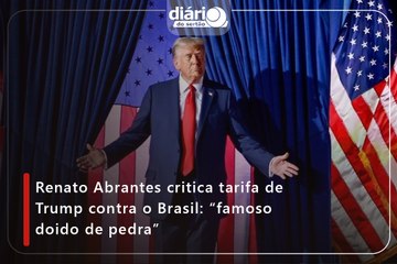 Renato Abrantes critica tarifa de Trump contra o Brasil: “famoso doido de pedra”