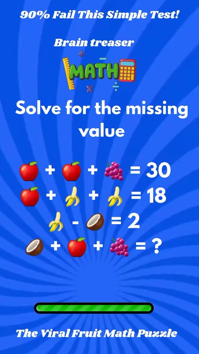 Find the odd emoji outQuick Brain Teasers90% Fail This Math Test! Can You Guess the Answer? 🧠🔥 #MathQuiz"