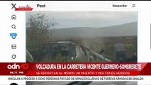 🚨¡Última Hora! Reportan volcadura de autobús en la carretera Vicente Guerrero-Sombrerete