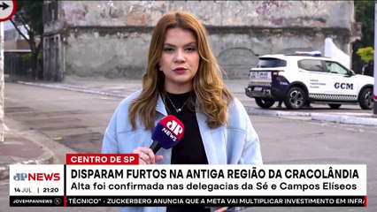 Furtos disparam na antiga região da Cracolândia
