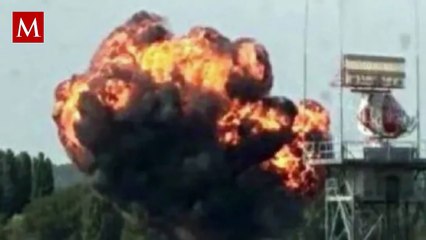 Terror en el cielo de Londres: Así fue la explosión del avión Beechcraft Super King Air