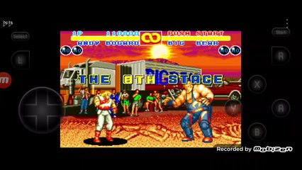 Fatal Fury 2 Andy Bogard vs Big Bear fala de vitória do Big Bear em português