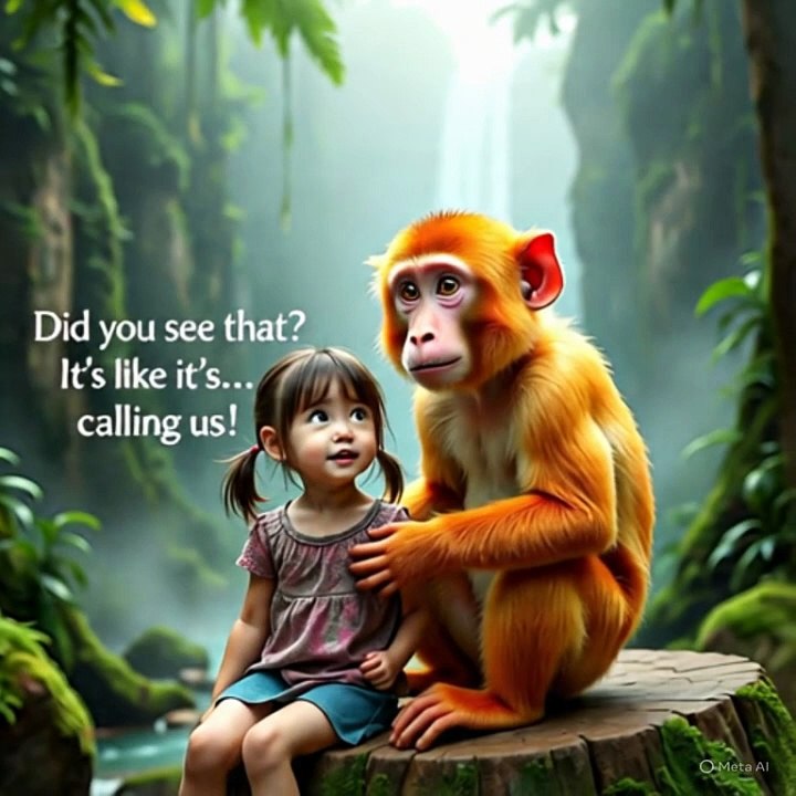 Pinky and monkey