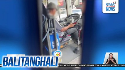 Lisensya ng bus driver sa Cavite na nag-o-online sugal umano habang nagmamaneho, suspendido ng 90 araw | Balitanghali
