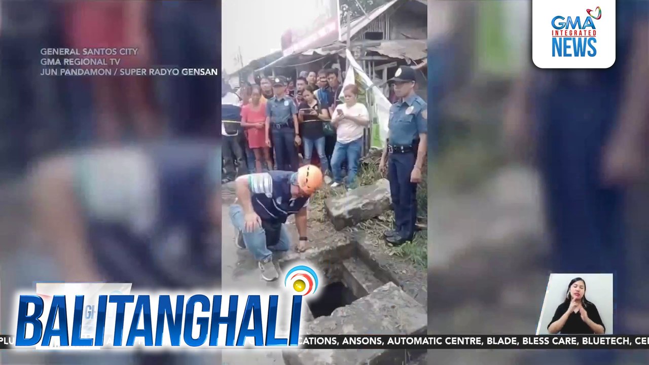 23-anyos na babae, nailigtas matapos ma-trap sa kanal | Balitanghali