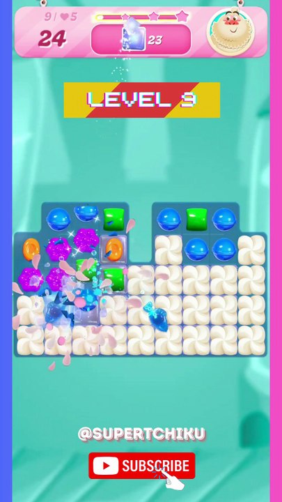 Candy Crush Saga Level 9 – Master of Candy Comb...