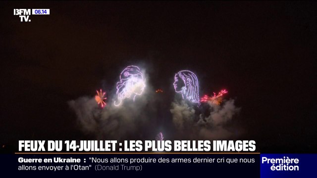 Les plus belles images des feux d'artifice du 14-Juillet