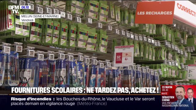 Selon une étude d'UFC-Que Choisir, mieux vaut faire ses achats de fournitures scolaires en juillet ou en août