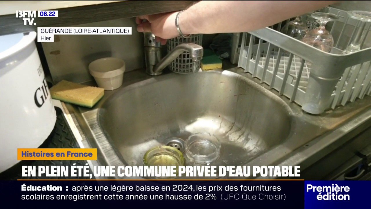La ville de Guérande (Loire-Atlantique) privée d'eau ce 14 juillet