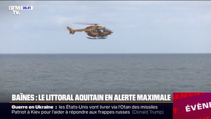 Risque de courants de baïnes: le littoral aquitain est en alerte maximale jusqu'à demain
