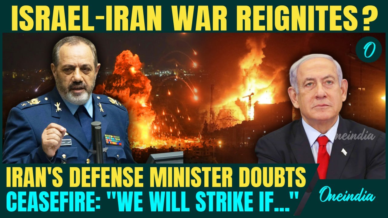 Iran's War Warning: Iran’s Defense Minister DOUBTS Ceasefire With Israel | Missiles & Bases on ALERT