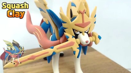 Pokémon Sword and Shield Clay Art!! (Satisfying video)