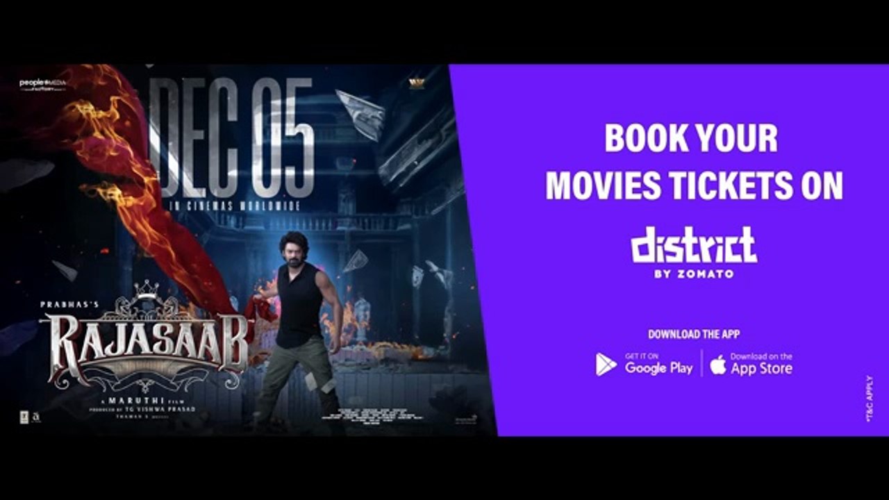 Raja Saab Hindi Teaser | Prabhas | Maruthi | Thaman | TG Vishwa Prasad | Dec 5, 2025 #TheRajaSaab #TheRajaSaabTeaser