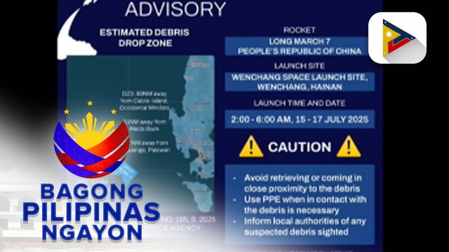 Panayam kay OIC, Office of Civil Defense Asec. Raffy Alejandro ukol sa babala ng Office Civil of Defense sa rocket launch ng China at update sa mga lugar apektado ng habagat