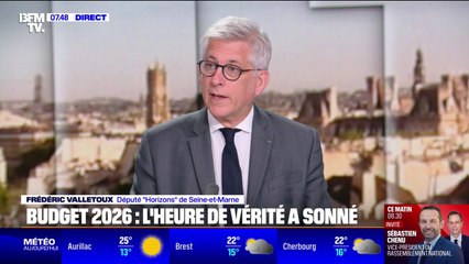 Budget 2026: pour Frédéric Valletoux (Horizons), "il faut lutter contre les rentes et les fraudes" et "ne pas fragiliser les hôpitaux"
