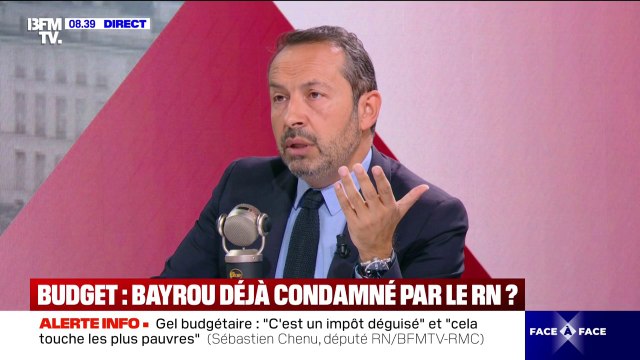 Budget: Si François Bayrou veut faire les poches des Français , il tombera sous les coups de la censure , déclare Sébastien Chenu (RN)
