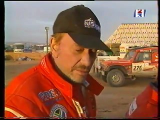 Johnny Hallyday - Janvier 2002 - Stade 2 (France 2) : Bilan des 9 Jours de Course