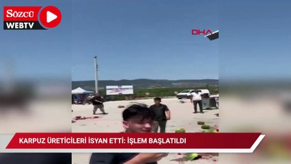 Karpuz üreticileri isyan etti: İşlem başlatıldı