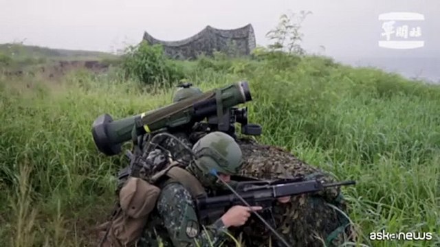 Esercitazioni militari a fuoco vivo di Taiwan contro attacco cinese