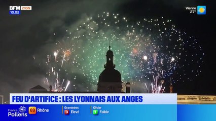 Après quelques doutes, le feu d'artifice a bien été tiré dans le ciel lyonnais