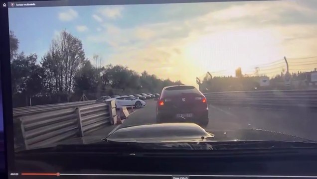 Subaru 2006 vs Lamborghini Gallardo Nordschleife _ old vieux Nurburgring