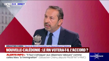 Sébastien Chenu (RN): "Larguer la Nouvelle-Calédonie de la France est une idée qu'on ne peut pas accepter"