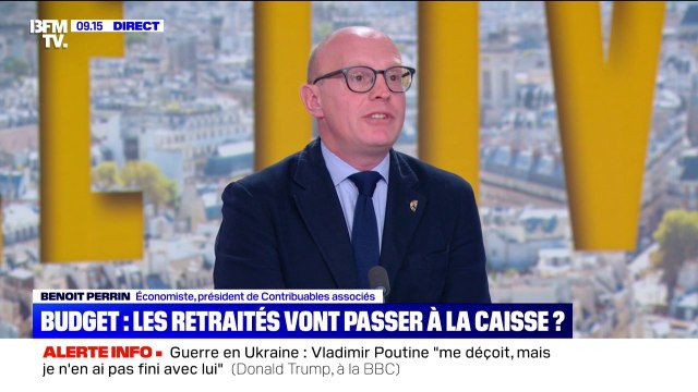 Budget 2026: Je crains qu'on nous fasse passer des économies pour des hausses d'impôts , explique Benoît Perrin, économiste